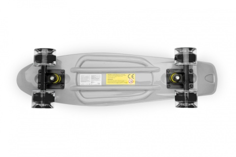 Deskorolka fiszka Toyz zestaw kasku ochraniaczy - DEXTER GREY