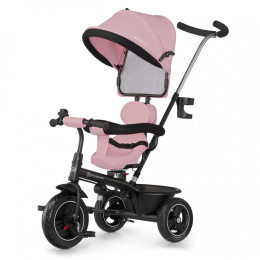 FREEWAY KinderKraft rowerek trójkołowy od 9 miesięcy do 5 lat, obrotowe siedzisko - Pink
