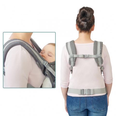 HUGGY Kinderkraft nosidełko dziecięce do 20 kg - Grey