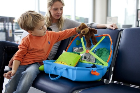 TRUNKI Funkcjonalna Zabawna Jeżdżąca Walizeczka - Lama Lola