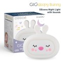 InnoGIO Silikonowa szumiąca lampka nocna GIOsleepy Bunny GIO-134