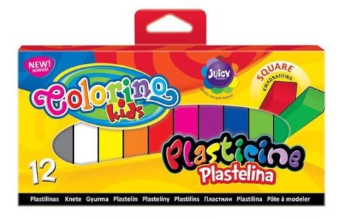 Plastelina 12 kol. kwadratowa Colorino Kids new 57417