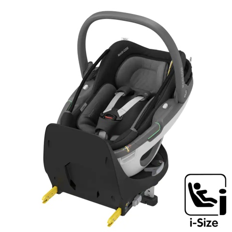 CORAL 360 I-Size Maxi-Cosi obrotowy fotelik samochodowy 0-12 kg - Essential Black