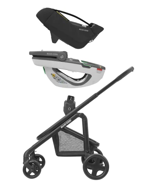 CORAL 360 I-Size Maxi-Cosi obrotowy fotelik samochodowy 0-12 kg - Essential Black