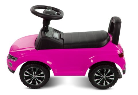 Jeździk dla rocznego dziecka Volkswagen T-Roc różowy