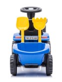 Jeździk pchacz chodzik traktor z przyczepą New Holland niebieski