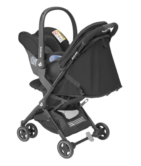 LARA 2 Maxi-Cosi ultra lekka spacerówka 6,4kg do 22kg, szybkie składanie jedną ręką - Essential Black