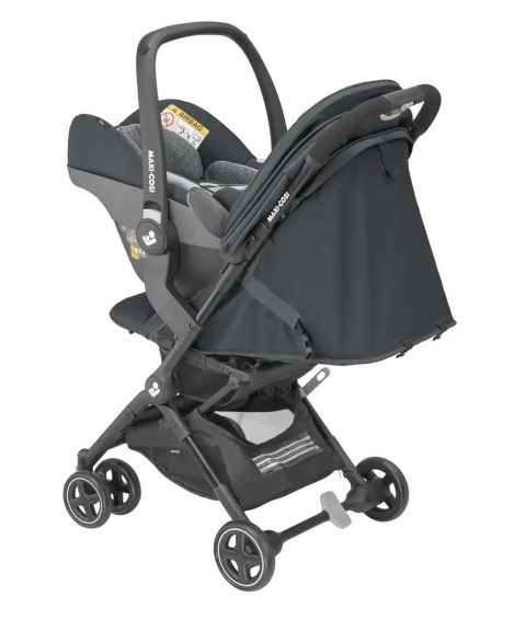 LARA 2 Maxi-Cosi ultra lekka spacerówka 6,4kg do 22kg, szybkie składanie jedną ręką - Essential Graphite