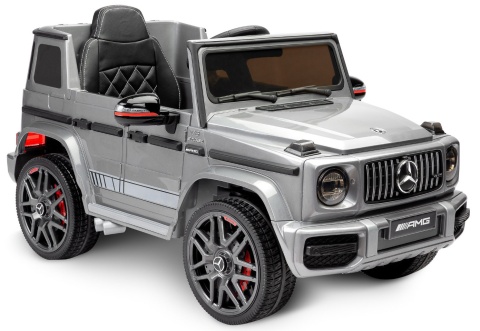 Mercedes AMG G63 Silver Pojazd akumulatorowiec - TOYZ by Caretero