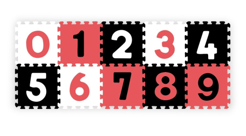 Baby Ono Puzzle piankowe 10 szt. cyfry 274/04
