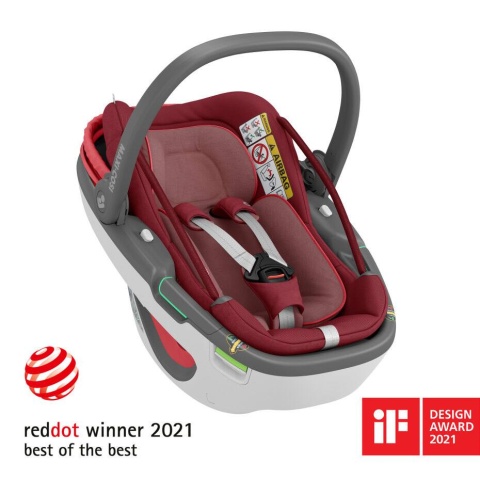CORAL 360 I-Size Maxi-Cosi obrotowy fotelik samochodowy 0-12 kg - Essential Red