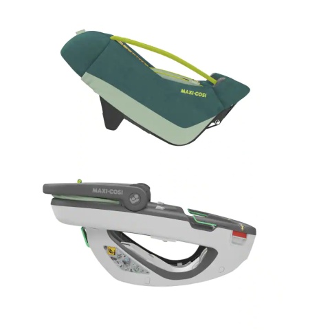 CORAL 360 I-Size Maxi-Cosi obrotowy fotelik samochodowy 0-12 kg - Neo Green