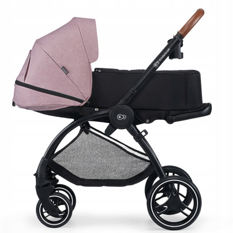 EVOLUTION COCOON 2w1 Kinderkraft wózek wielofunkcyjny z miękką gondolą - Mauvelous Pink