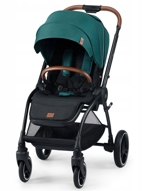 EVOLUTION COCOON 2w1 Kinderkraft wózek wielofunkcyjny z miękką gondolą- Midnight Green