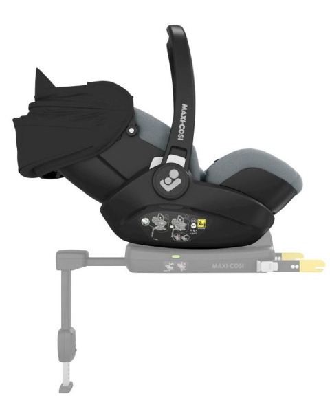 MARBLE Maxi-Cosi Rozkładany fotelik samochodowy I-Size 0-13 kg z bazą isofix - ESSENTIAL GREY