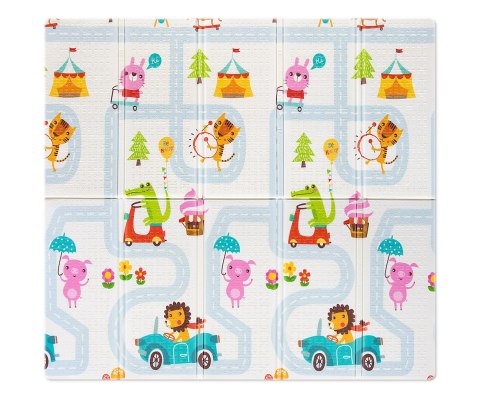 Mata piankowa składana Play Happy Zoo T1