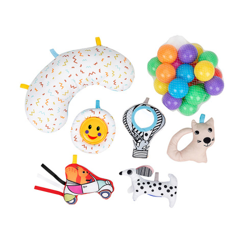 MoMi CITY Mata edukacyjna z zabawkami