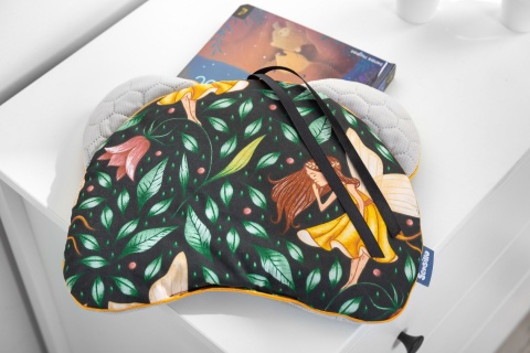 Sensillo poduszka Velvet Miś - ZIELONY WRÓŻKI