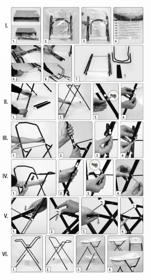 Stojak składany pod wannę 100cm z półką Lulu Design Maltex - czarny