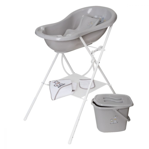 Stojak z półką pod wannę 100cm z półką Maltex 1634 - biały