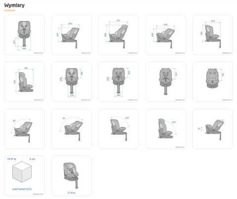 Emerald I-Size Maxi-Cosi Od 40 do 125 cm 0 - 25 kg fotelik samochodowy - Authentic Grey