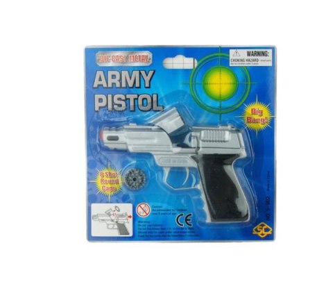 Pistolet metalowy na spłonkę blister 88366