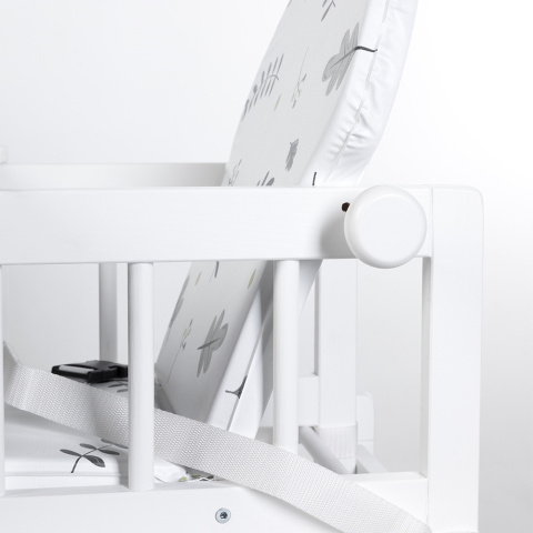 Klupś LILY krzesełko wielofunkcyjne (krzesło + stolik) - biały