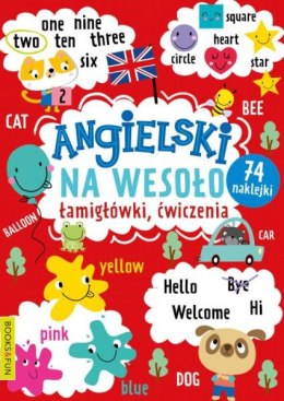 Książka Angielski na wesoło. Łamigłówki, ćwiczenia. Books and fun