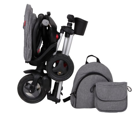 Qplay Rowerek Trójkołowy Nova+ Rubber Grey