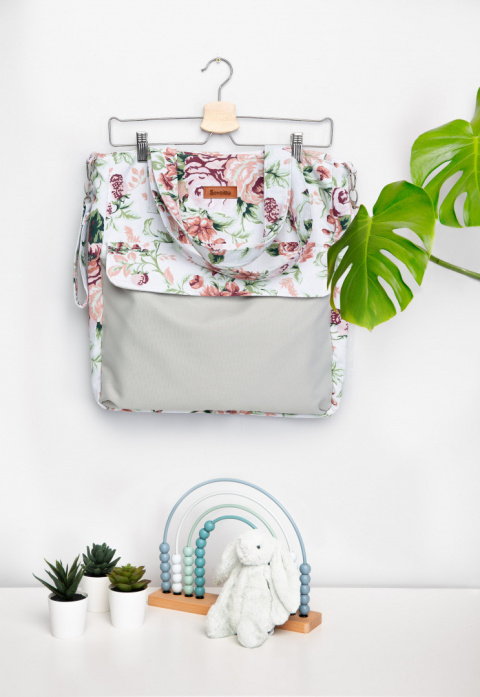 Sensillo Torba Mama Bag - ŁĄKA ZIELONA