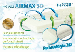Materac piankowy Hevea Disney Airmax 3D - Winnie the Pooh Light 120x60