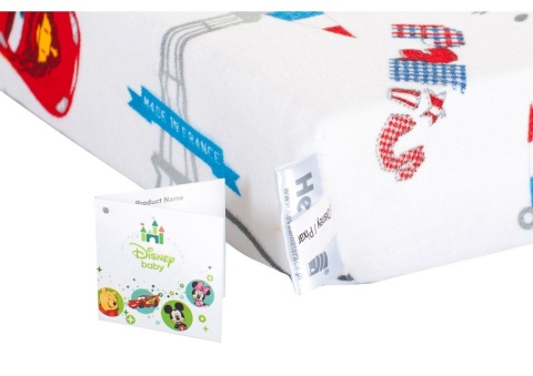 Prześcieradło Hevea Disney Baby The Cars