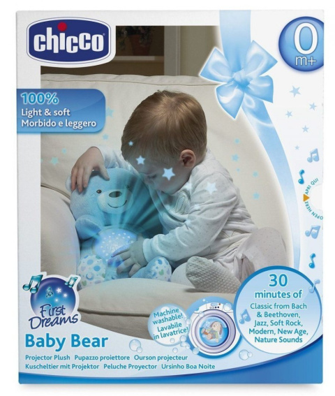 Miś z projektorem Chicco 060368 Blue