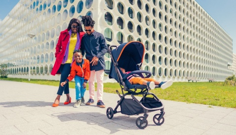 LARK Qtus lekki wózek spacerowy do około 4 lat, waga tylko 7kg - Mauve 23