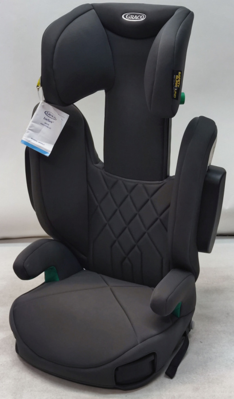 GRACO EVERSURE i-size fotelik od 100-150 cm 4* ADAC kolor IRON GC2002AAIRO000