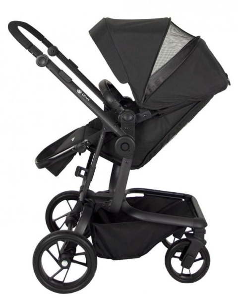 SPIDER 2w1 Qtus wózek wielofunkcyjny do 4 lat lub 25 kg - Black