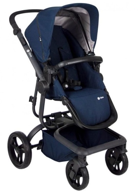 SPIDER Qtus wózek spacerowy do 4 lat lub 25 kg - Blue / czarna rama