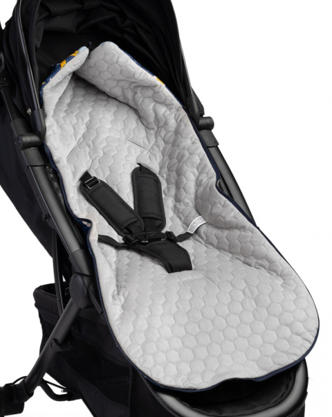 VELVET Sensillo śpiworek uniwersalny - GRANATOWY LISKI