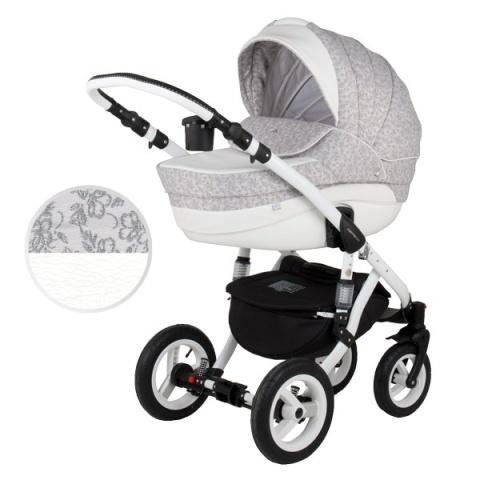 ASPENA EKO-SKÓRA 3W1 ADAMEX wózek dziecięcy - Polski Produkt