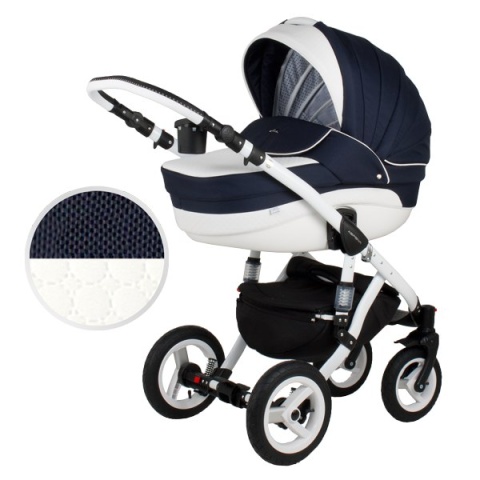ASPENA EKO-SKÓRA 3W1 ADAMEX wózek dziecięcy - Polski Produkt