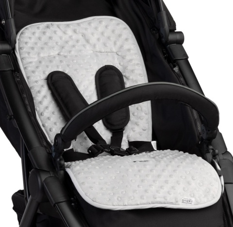 Sensillo Wkładka Basic Minky do wózka - KAMELEONY NIEBIESKIE