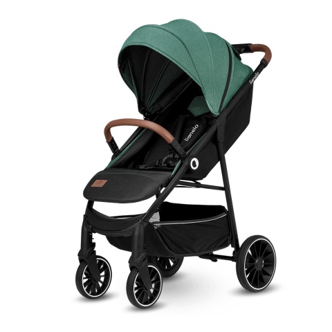 ALEXIA Lionelo Wózek spacerowy, duże koła 8,8 kg - Green Forest