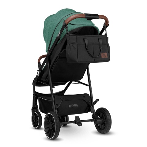 ALEXIA Lionelo Wózek spacerowy, duże koła 8,8 kg - Green Forest