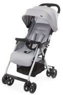 OHLALA 3 Chicco ultra lekki wózek spacerowy, składana rączka, waga 4,2 kg - Grey Mist