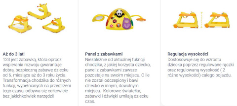 Wielofunkcyjny chodzik 123 Chicco 6m+ Green