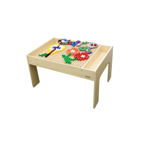 MASTERKIDZ Drewniany Stół Edukacyjny + AKCESORIA STEM WALL