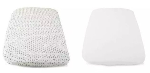 Next2Me Forever Chicco prześcieradło do łóżeczka 58 x 110 cm, 2 sztuki - Panda