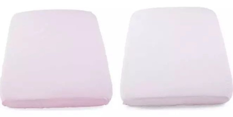 Next2Me Forever Chicco prześcieradło do łóżeczka 58 x 110 cm, 2 sztuki - Pink Pois