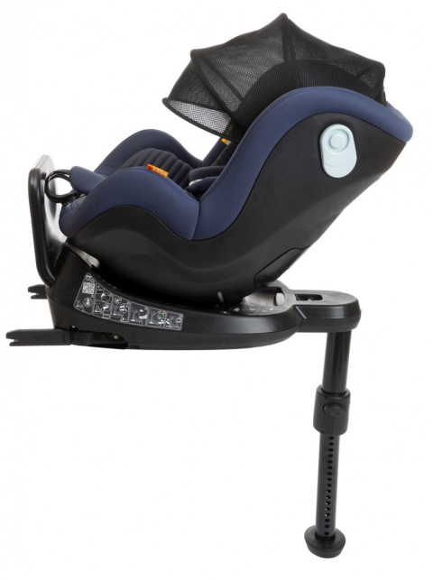 Seat2Fit I-Size Air Chicco od 45 do 105 cm (0–18 kg) tyłem do 4 lat obrotowy fotelik samochodowy - Ink Air