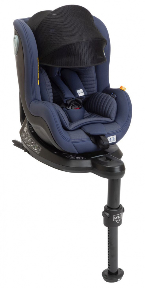 Seat2Fit I-Size Air Chicco od 45 do 105 cm (0–18 kg) tyłem do 4 lat obrotowy fotelik samochodowy - Ink Air